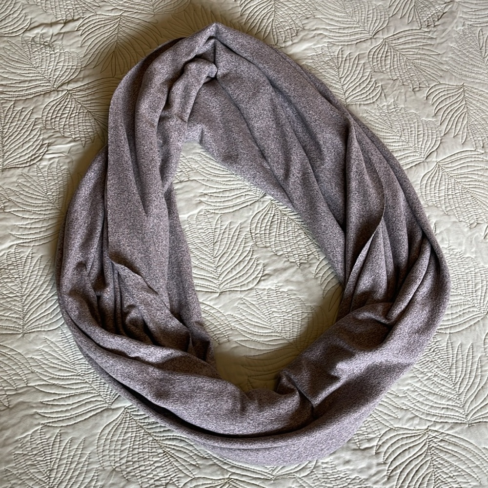 Gray Infinity Scarf - Picture 2 of 4
